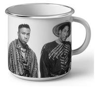 Fabulous Mug en métal émaille A Tribe Called Quest Photo Noir et Blanc Blanc G