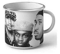 Fabulous Mug en métal émaille A Tribe Called Quest US Rap HipHop Blanc G