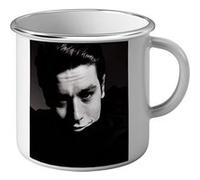 Fabulous Mug en métal émaille Alain Delon Acteur Blanc G