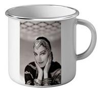Fabulous Mug en métal émaille Ava Gardner Actrice 23 Blanc G
