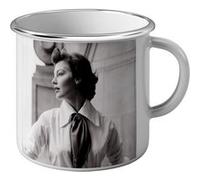 Fabulous Mug en métal émaille Ava Gardner Actrice 8 Blanc G