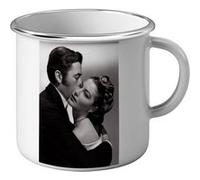 Fabulous Mug en métal émaille Ava Gardner Actrice Great Sinner Blanc G