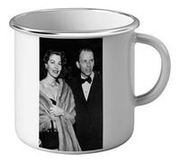 Fabulous Mug en métal émaille Ava Gardner et Frank Sinatra 2 Blanc G