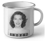 Fabulous Mug en métal émaille Ava Gardner MGM Blanc G