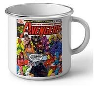 Fabulous Mug en métal émaille Avengers Marvel Couverture Blanc G