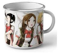 Fabulous Mug en métal émaille Back street girls Gokudolls Blanc G
