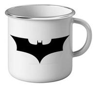 Fabulous Mug en métal émaille Batman Logo Super Heros Blanc G