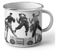 Fabulous Mug en métal émaille Beastie Boys Ghetto Blaster Jump Blanc G