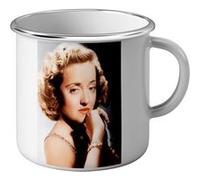 Fabulous Mug en métal émaille Bette Davis Actrice 8 Blanc G