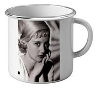 Fabulous Mug en métal émaille Bette Davis Actrice 9 Blanc G