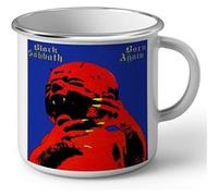 Fabulous Mug en métal émaille Black Sabbath Born Again Blanc G