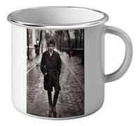 Fabulous Mug en métal émaille Bob Dylan Chanteur 5 Blanc G