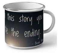 Fabulous Mug en métal émaille Brene Brown If You Own Citation Blanc G