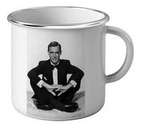 Fabulous Mug en métal émaille Cary Grant Acteur 2 Blanc G