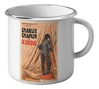 Fabulous Mug en métal émaille Charlie Chaplin le Cirque Blanc G