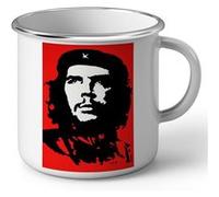 Fabulous Mug en métal émaille Che Guevara Cuba Revolutionnaire Blanc G
