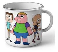 Fabulous Mug en métal émaille Clarence Personnages Dessin Anime Blanc G