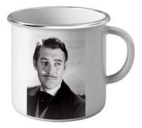 Fabulous Mug en métal émaille Clark Gable / Autant en Emporte le Vent Blanc G