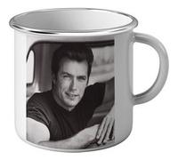 Fabulous Mug en métal émaille Clint Eastwood Acteur 1 Blanc G