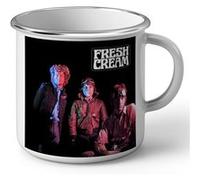 Fabulous Mug en métal émaille Cream Eric Clapton Fresh Cream Blanc G