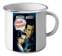 Fabulous Mug en métal émaille Dark Passage Cinéma Vintage Blanc G