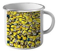 Fabulous Mug en métal émaille Des Minions Partout Blanc G