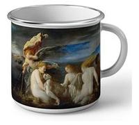Fabulous Mug en métal émaille Domenico Fetti Hero Mourning the Dead Leander Blanc G