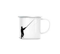 Fabulous Mug en Métal Emaillé Evolution Pêche Poisson Pecheur