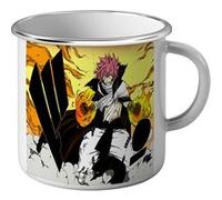 Fabulous Mug en métal émaille Fairy Tail Natsu Mage De Feu Blanc G