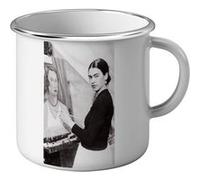 Fabulous Mug en métal émaille Frida Kahlo Artiste 18 Blanc G