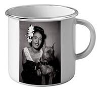 Fabulous Mug en métal émaille Frida Kahlo Artiste 19 Blanc G