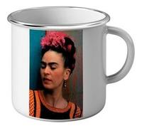 Fabulous Mug en métal émaille Frida Kahlo Artiste 8 Blanc G