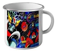 Fabulous Mug en métal émaille Goldorak Mazinger Z Mecha Blanc