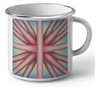 Fabulous Mug en métal émaille Heaven is Is For White Men Only Judy Chicago Blanc G