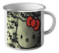 Fabulous Mug en métal émaille Hello Kitty Chat Blanc G