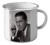 Fabulous Mug en métal émaille Humphrey Bogart 1933 Blanc G