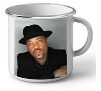 Fabulous Mug en métal émaille Ice T Hip Hop Producer Blanc G