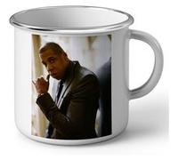 Fabulous Mug en métal émaille Jay Z Photo Businessman Blanc G