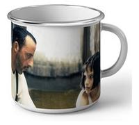 Fabulous Mug en métal émaille Jean Reno Nathalie Portman Leon Blanc G