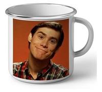 Fabulous Mug en métal émaille Jim Carrey Jeune Blanc G