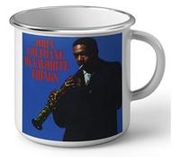Fabulous Mug en métal émaille John Coltrane My Favorite Things Blanc G