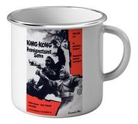 Fabulous Mug en métal émaille King Kong Frankensteins Cinéma Vintage Blanc G