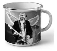 Fabulous Mug en métal émaille Kurt Cobain Ange Nirvana Blanc G