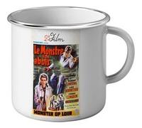Fabulous Mug en métal émaille Le Monstre aux Abois Affiche Française Blanc G