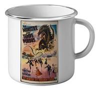 Fabulous Mug en métal émaille le Monstre des Temps Perdus Cinéma Vintage Blanc G