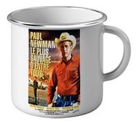 Fabulous Mug en métal émaille Le Plus Sauvage d'Entre Tous Vieille Affiche Blanc G