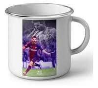Fabulous Mug en métal émaille Lionel Messi Buteur Argentine Blanc G
