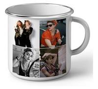 Fabulous Mug en métal émaille Madonna Quadriptyque Jeune Blanc G