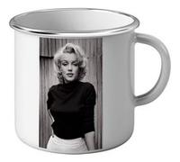 Fabulous Mug en métal émaille Marilyn Monroe Actrice 1 Blanc G