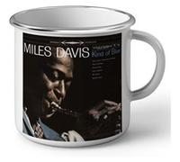 Fabulous Mug en métal émaille Miles Davis Kind Of Blue Blanc G